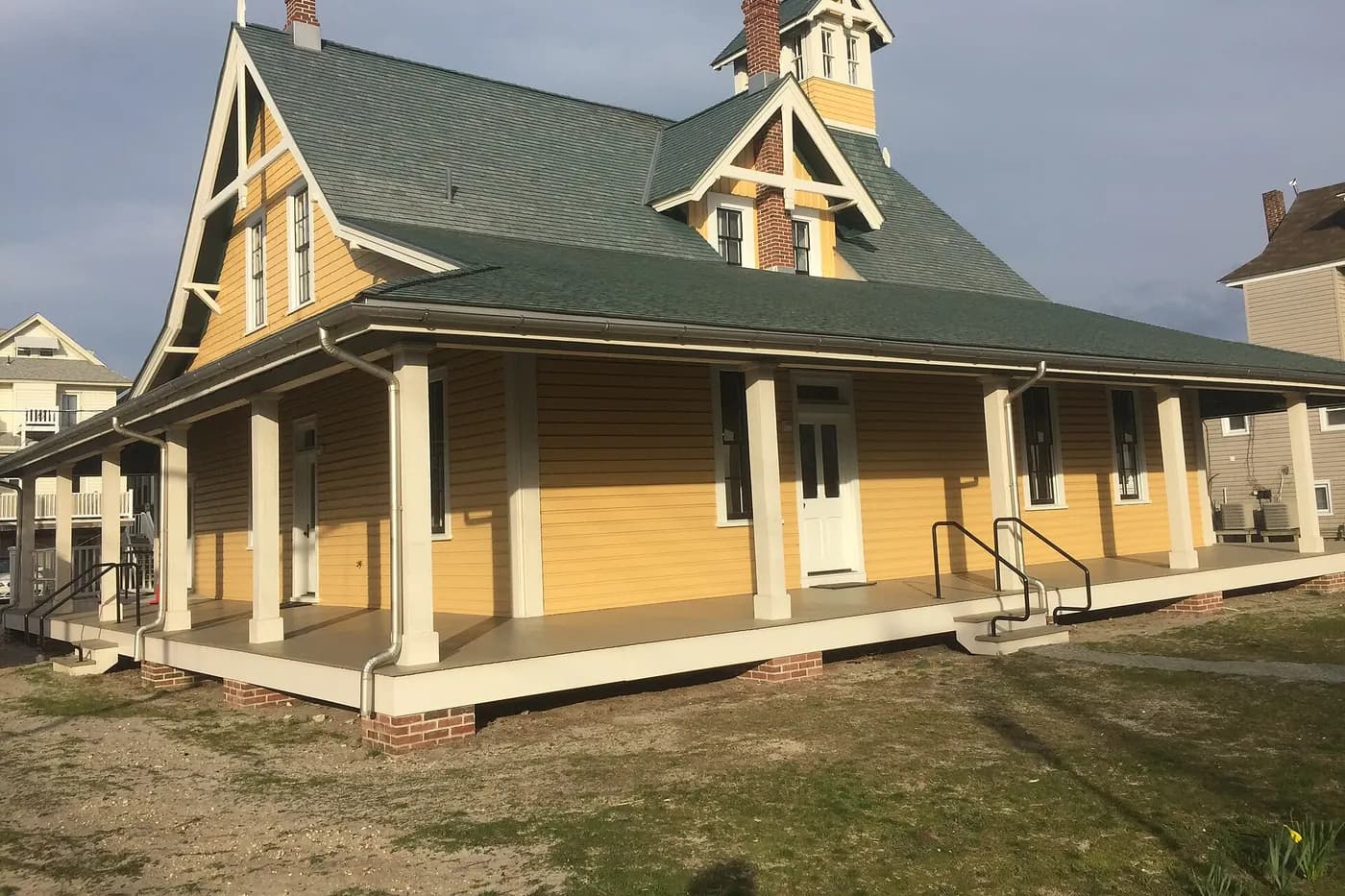 The restored 1886 Ocean City Life-Saving Station at 4th Street and Atlantic Avenue, Ocean City, New Jersey