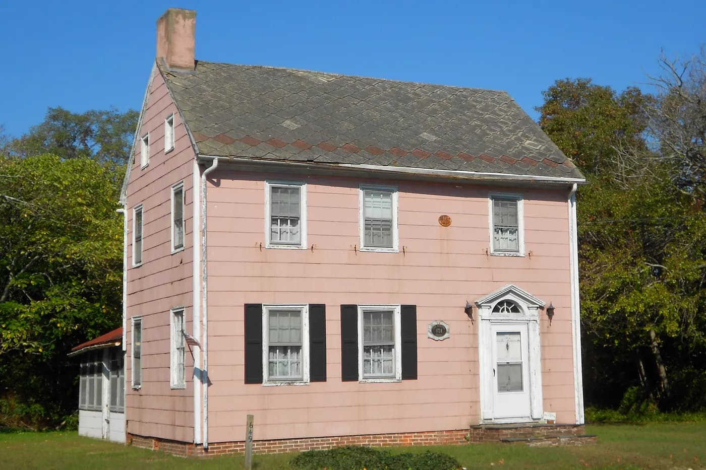 The historic Judge Nathaniel Foster House on Bayshore Road in the Villas section of Lower Township, New Jersey