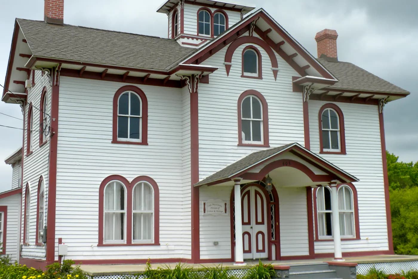 The 1870 Thomas Beesley Jr. House on Route 9 in Middle Township, New Jersey