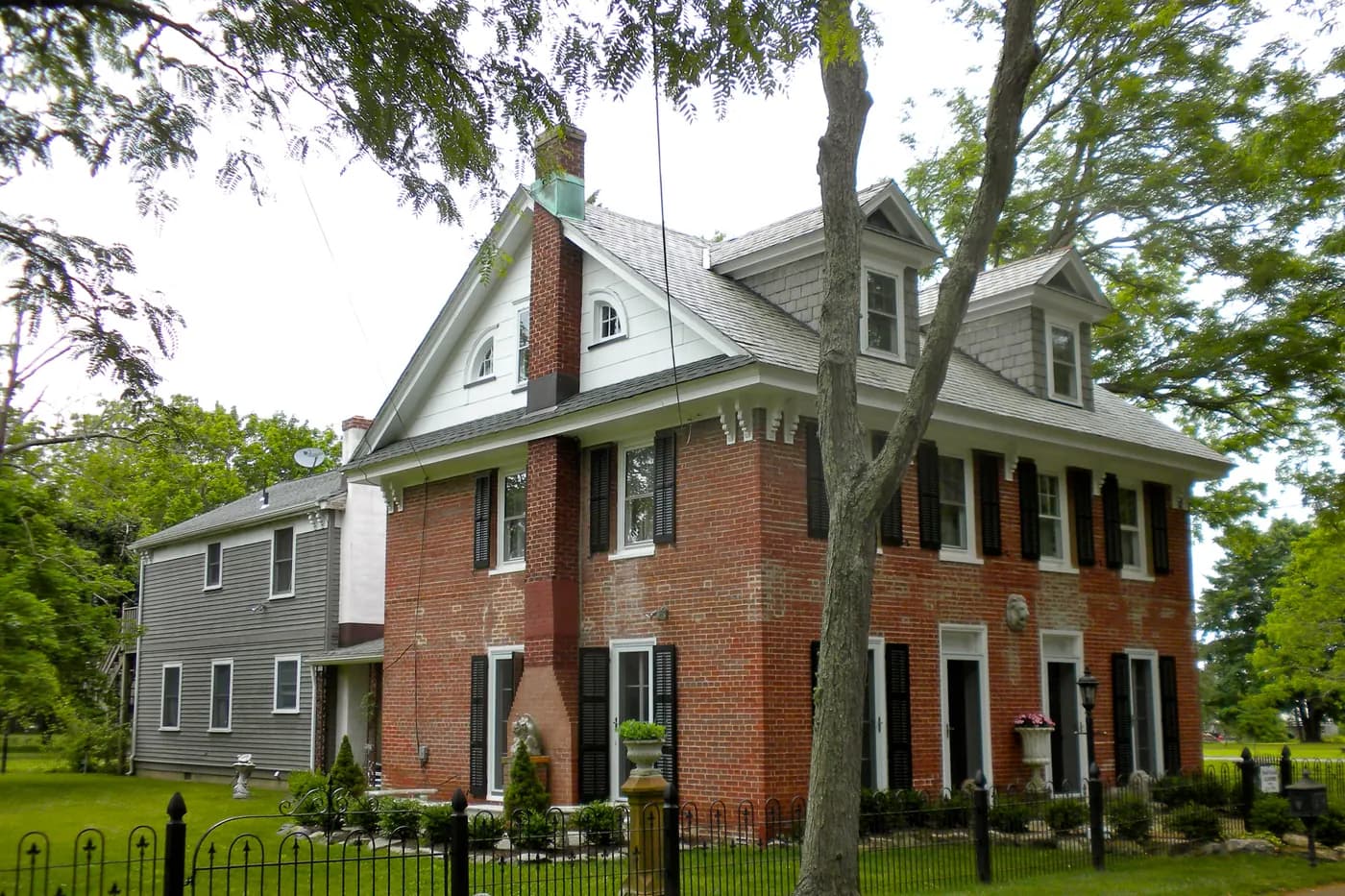 A brick inn in the Marshallville Historic District, Upper Township, New Jersey
